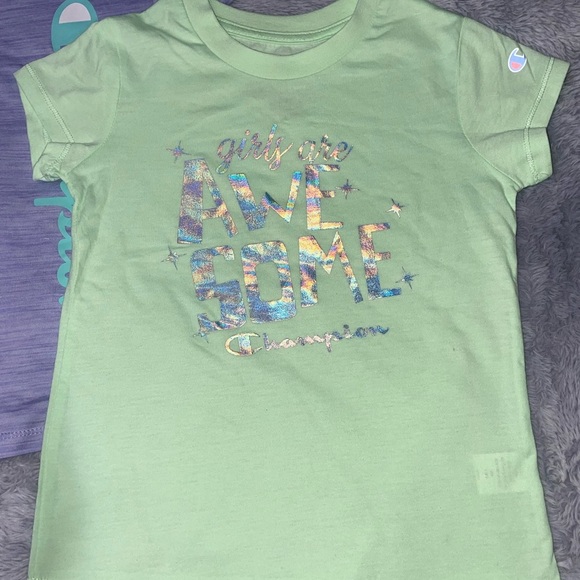 NWOT Bundle of 3 includes two Champion shirt & one tank top Girls Size 5/6 - Picture 5 of 6